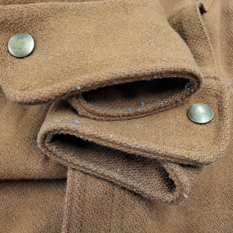 【中古品】【メンズ】 LS WOOL SHIRT WPL6635 ロングスリーブ ウールシャツ 長袖 トップス 146-260131-as-15-izu サイズ：S カラー：ブラウン 万代Net店