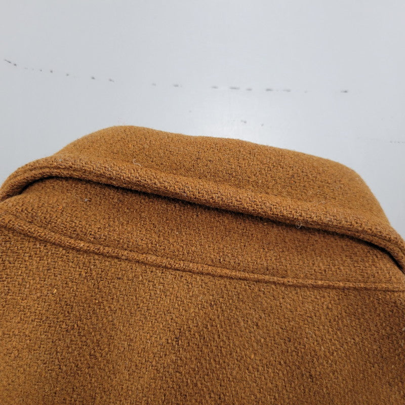 【中古品】【メンズ】 LS WOOL SHIRT WPL6635 ロングスリーブ ウールシャツ 長袖 トップス 146-260131-as-15-izu サイズ：S カラー：ブラウン 万代Net店