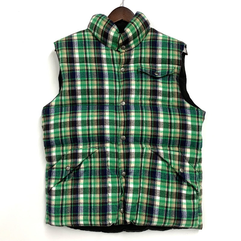 【中古品】【メンズ】 REVERSIBLE DOWN VEST 10936009 リバーシブル ダウンベスト 144-260130-as-10-izu サイズ：M カラー：ブラック/マルチカラー 万代Net店