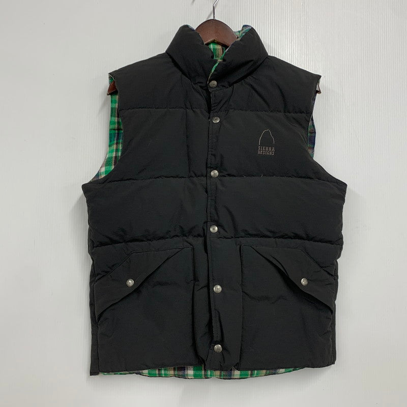 【中古品】【メンズ】 REVERSIBLE DOWN VEST 10936009 リバーシブル ダウンベスト 144-260130-as-10-izu サイズ：M カラー：ブラック/マルチカラー 万代Net店