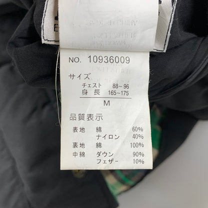 【中古品】【メンズ】 REVERSIBLE DOWN VEST 10936009 リバーシブル ダウンベスト 144-260130-as-10-izu サイズ：M カラー：ブラック/マルチカラー 万代Net店