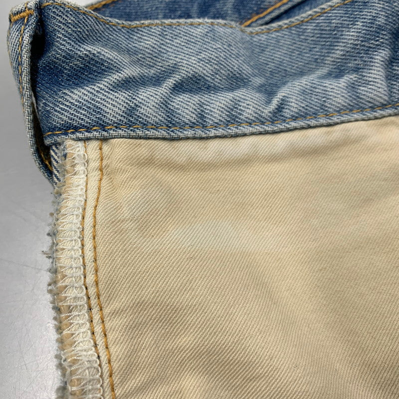 【中古品】【メンズ】 INSCRIRE アンスクリア ID-PT33 LOOSE FIT ルーズ フィット INSIDE OUT DENIM PANTS インサイド アウト デニム パンツ ズボン ボトムス 151-260130-ya-08-izu サイズ：30 カラー：インディゴ 万代Net店