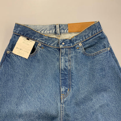 【中古品】【メンズ】 INSCRIRE アンスクリア ID-PT33 LOOSE FIT ルーズ フィット INSIDE OUT DENIM PANTS インサイド アウト デニム パンツ ズボン ボトムス 151-260130-ya-08-izu サイズ：30 カラー：インディゴ 万代Net店