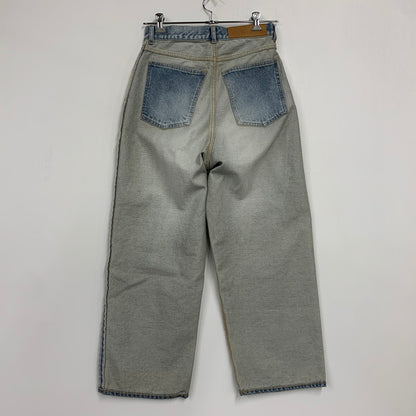 【中古品】【メンズ】 INSCRIRE アンスクリア ID-PT33 LOOSE FIT ルーズ フィット INSIDE OUT DENIM PANTS インサイド アウト デニム パンツ ズボン ボトムス 151-260130-ya-08-izu サイズ：30 カラー：インディゴ 万代Net店