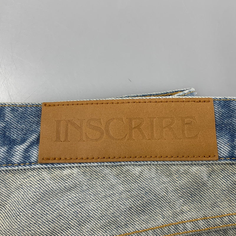 【中古品】【メンズ】 INSCRIRE アンスクリア ID-PT33 LOOSE FIT ルーズ フィット INSIDE OUT DENIM PANTS インサイド アウト デニム パンツ ズボン ボトムス 151-260130-ya-08-izu サイズ：30 カラー：インディゴ 万代Net店