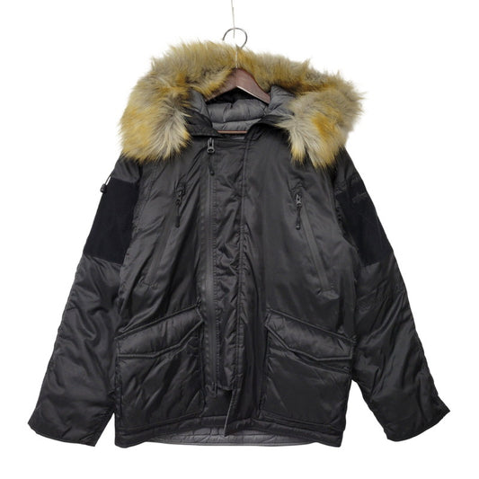 【中古品】【メンズ】 ALPHA INDUSTRIES アルファインダストリーズ DEEP FREEZE N-3B FLIGHT JACKET TA0323-001 ディープ フリーズ フライトジャケット アウター 145-260131-as-14-izu サイズ：S カラー：ブラック 万代Net店