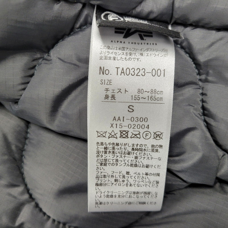 【中古品】【メンズ】 ALPHA INDUSTRIES アルファインダストリーズ DEEP FREEZE N-3B FLIGHT JACKET TA0323-001 ディープ フリーズ フライトジャケット アウター 145-260131-as-14-izu サイズ：S カラー：ブラック 万代Net店