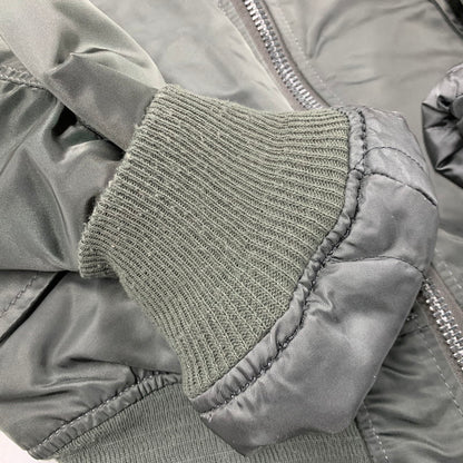 【中古品】【メンズ】 ALPHA INDUSTRIES アルファインダストリーズ 0615-00-573-8335 USA製 MA-1 FLIGHT JACKET フライト ジャケット アウター 145-260130-ya-14-izu サイズ：XS カラー：ダークグリーン 万代Net店