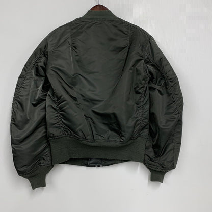 【中古品】【メンズ】 ALPHA INDUSTRIES アルファインダストリーズ 0615-00-573-8335 USA製 MA-1 FLIGHT JACKET フライト ジャケット アウター 145-260130-ya-14-izu サイズ：XS カラー：ダークグリーン 万代Net店