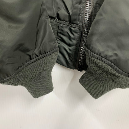 【中古品】【メンズ】 ALPHA INDUSTRIES アルファインダストリーズ 0615-00-573-8335 USA製 MA-1 FLIGHT JACKET フライト ジャケット アウター 145-260130-ya-14-izu サイズ：XS カラー：ダークグリーン 万代Net店