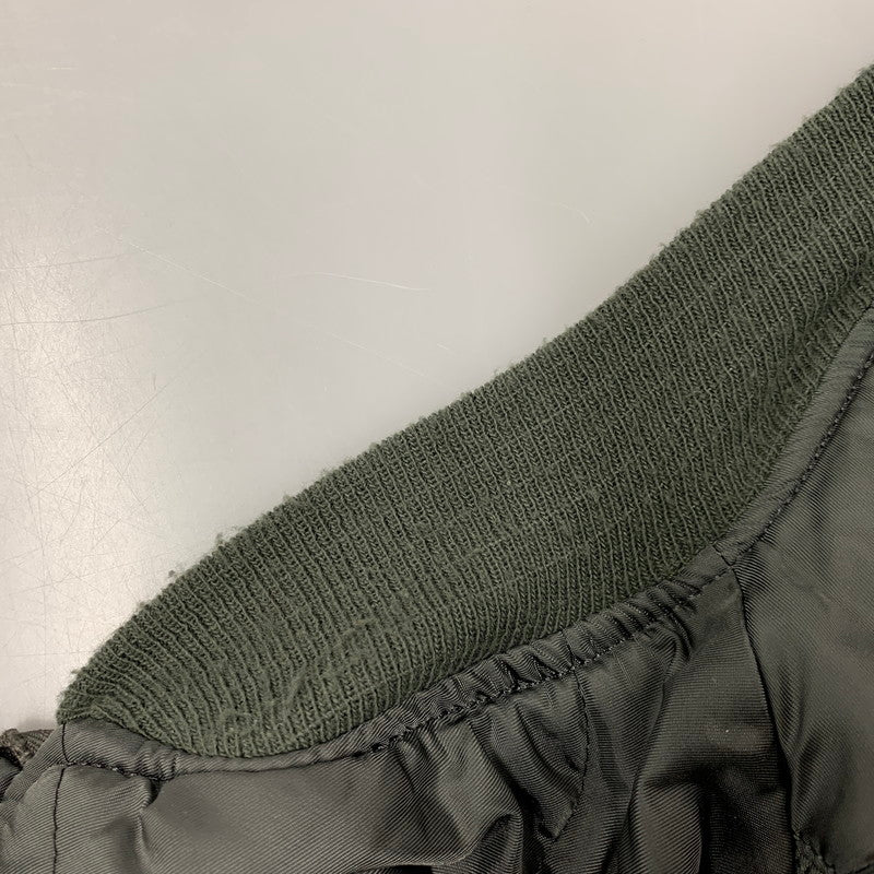 【中古品】【メンズ】 ALPHA INDUSTRIES アルファインダストリーズ 0615-00-573-8335 USA製 MA-1 FLIGHT JACKET フライト ジャケット アウター 145-260130-ya-14-izu サイズ：XS カラー：ダークグリーン 万代Net店