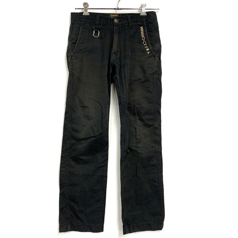 【中古品】【メンズ】 VANSON バンソン ×T.F.O.A STRAIGHT PANTS ストレートパンツ ボトムス ズボン 156-260130-tt-12-izu サイズ：30 カラー：ブラック 万代Net店