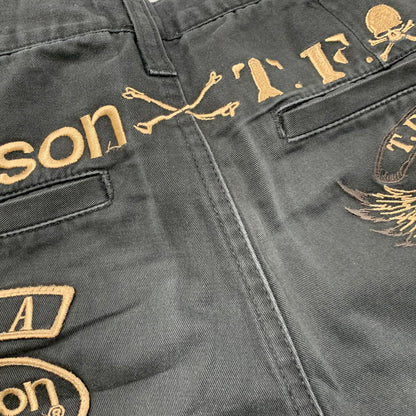 【中古品】【メンズ】 VANSON バンソン ×T.F.O.A STRAIGHT PANTS ストレートパンツ ボトムス ズボン 156-260130-tt-12-izu サイズ：30 カラー：ブラック 万代Net店