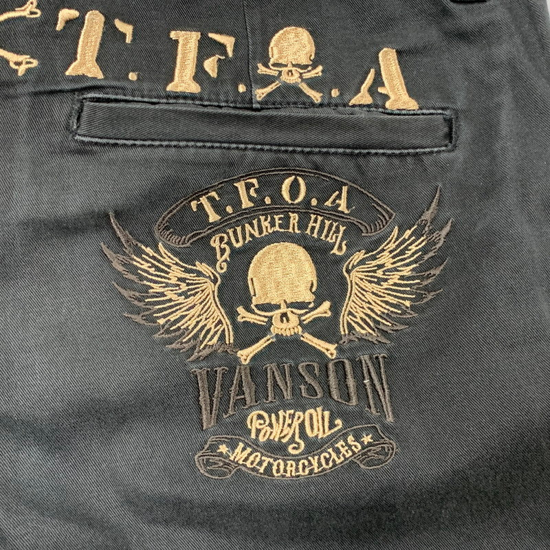 【中古品】【メンズ】 VANSON バンソン ×T.F.O.A STRAIGHT PANTS ストレートパンツ ボトムス ズボン 156-260130-tt-12-izu サイズ：30 カラー：ブラック 万代Net店