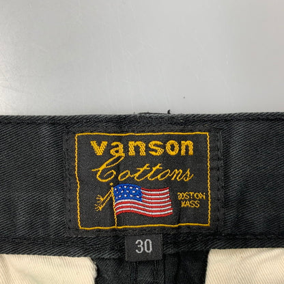 【中古品】【メンズ】 VANSON バンソン ×T.F.O.A STRAIGHT PANTS ストレートパンツ ボトムス ズボン 156-260130-tt-12-izu サイズ：30 カラー：ブラック 万代Net店