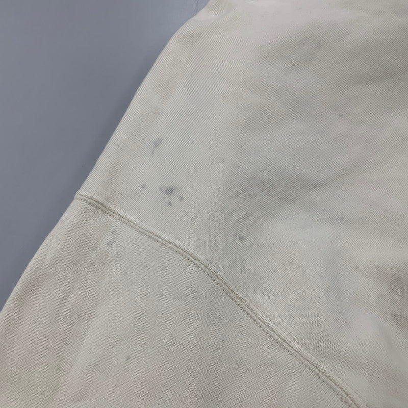 【中古品】【メンズ】 FOG ESSENTIALS エフオージーエッセンシャルズ ×THEATER8 シアターエイト BACK LOGO PAINT HOODIE バック ロゴ ペイント フーディ トップス スウェット トレーナー 142-260130-ya-15-izu サイズ：XS カラー：クリーム 万代Net店