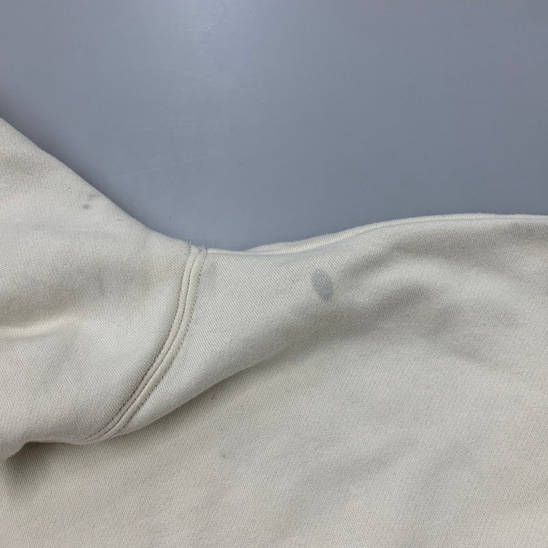 【中古品】【メンズ】 FOG ESSENTIALS エフオージーエッセンシャルズ ×THEATER8 シアターエイト BACK LOGO PAINT HOODIE バック ロゴ ペイント フーディ トップス スウェット トレーナー 142-260130-ya-15-izu サイズ：XS カラー：クリーム 万代Net店