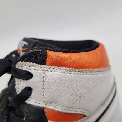 【中古品】【メンズ】 555088-180 AIR JORDAN 1 RETRO HIGH OG エア ジョーダン ワン レトロ ハイ オリジナル スニーカー シューズ 靴 160-260214-cs-08-izu サイズ：27.0cm カラー：WHITE/BLACK-ELECTRO ORANGE 万代Net店