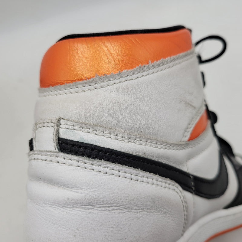 【中古品】【メンズ】 555088-180 AIR JORDAN 1 RETRO HIGH OG エア ジョーダン ワン レトロ ハイ オリジナル スニーカー シューズ 靴 160-260214-cs-08-izu サイズ：27.0cm カラー：WHITE/BLACK-ELECTRO ORANGE 万代Net店
