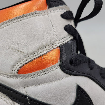【中古品】【メンズ】 555088-180 AIR JORDAN 1 RETRO HIGH OG エア ジョーダン ワン レトロ ハイ オリジナル スニーカー シューズ 靴 160-260214-cs-08-izu サイズ：27.0cm カラー：WHITE/BLACK-ELECTRO ORANGE 万代Net店