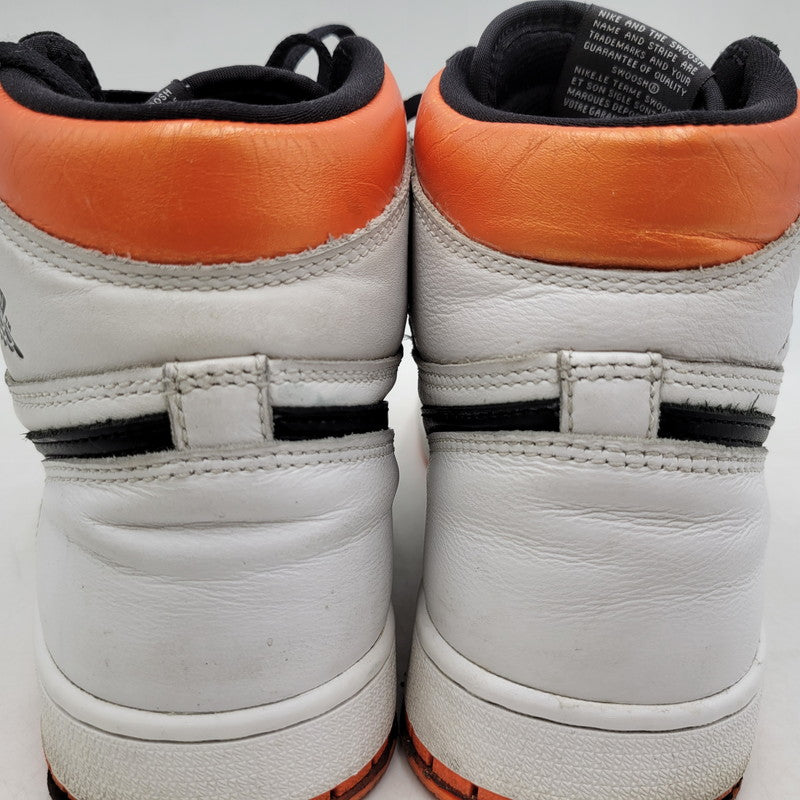 【中古品】【メンズ】 555088-180 AIR JORDAN 1 RETRO HIGH OG エア ジョーダン ワン レトロ ハイ オリジナル スニーカー シューズ 靴 160-260214-cs-08-izu サイズ：27.0cm カラー：WHITE/BLACK-ELECTRO ORANGE 万代Net店