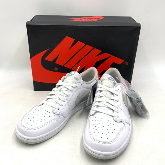 【中古美品】【メンズ】 CZ0775-100 WOMEN'S AIR JORDAN ウィメンズ エア ジョーダン 1 LOW ロウ OG オージー スニーカー シューズ 靴 160-260131-ya-06-izu サイズ：29cm カラー：WHITE/PARTICLE-GREY 万代Net店
