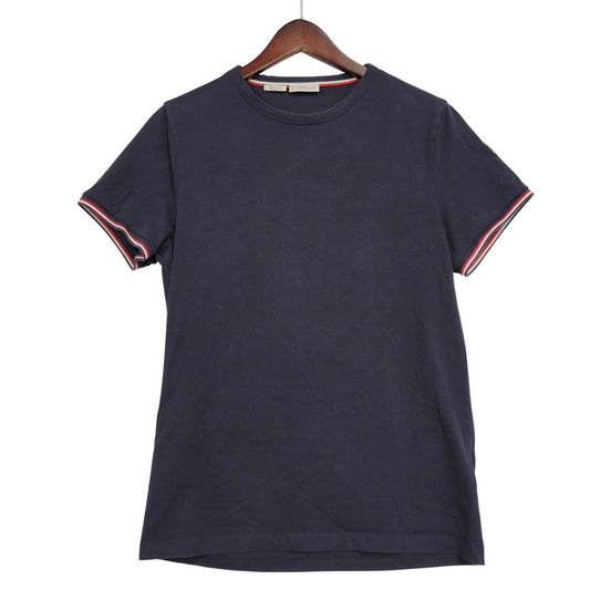 【中古品】【メンズ】 MONCLER モンクレール F10918C71600 87296 MAGLIA SLIM FIT SS TEE スリム フィット ショートスリーブ Tシャツ トップス 半袖 141-260203-cs-09-izu サイズ：M カラー：ネイビー 万代Net店
