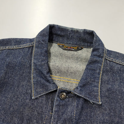 【中古品】【メンズ】 POLO JEANS COMPANY ポロ ジーンズ カンパニー 5839YW2075 三角タグ メキシコ製 3RD TYPE DENIM JACKET サードタイプ デニムジャケット アウター 146-260131-ya-15-izu サイズ：XL カラー：インディゴ 万代Net店