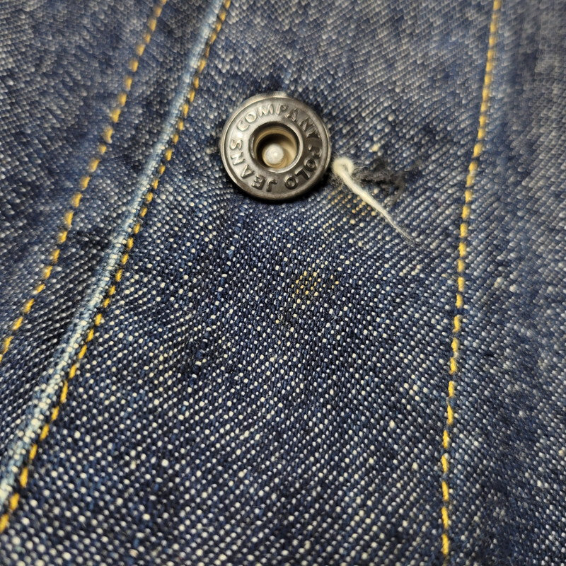 【中古品】【メンズ】 POLO JEANS COMPANY ポロ ジーンズ カンパニー 5839YW2075 三角タグ メキシコ製 3RD TYPE DENIM JACKET サードタイプ デニムジャケット アウター 146-260131-ya-15-izu サイズ：XL カラー：インディゴ 万代Net店