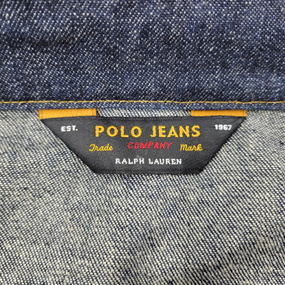【中古品】【メンズ】 POLO JEANS COMPANY ポロ ジーンズ カンパニー 5839YW2075 三角タグ メキシコ製 3RD TYPE DENIM JACKET サードタイプ デニムジャケット アウター 146-260131-ya-15-izu サイズ：XL カラー：インディゴ 万代Net店
