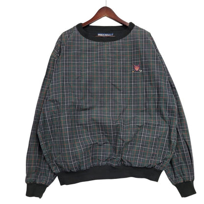【中古品】【メンズ】 POLO GOLF RALPH LAUREN ポロ ゴルフ ラルフ ローレン COTTON CHECK PULLOVER コットン チェック プルオーバー トップス 長袖 146-260131-ya-16-izu サイズ：XL カラー：グリーン 万代Net店