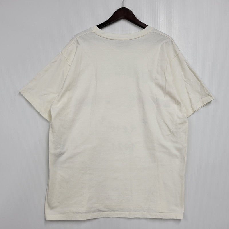 【中古品】【メンズ】 616036 XJD7T GUCCI FIRENZE グッチ フィレンツェ TEE Ｔシャツ トップス 半袖 141-260131-ya-14-izu サイズ：L カラー：WHITE 万代Net店