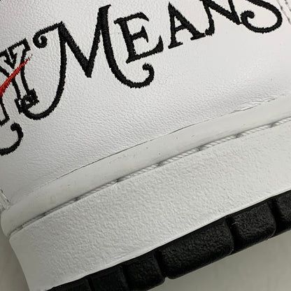 【中古美品】【メンズ】 × SUPREME シュプリーム DN3741-002 DUNK HIGH BY ANY MEANS ダンク ハイ バイ エニー ミーンズ スニーカー シューズ 靴 160-260131-ya-04-izu サイズ：27.5cm カラー： BLACK/WHITE-VARSITY RED 万代Net店