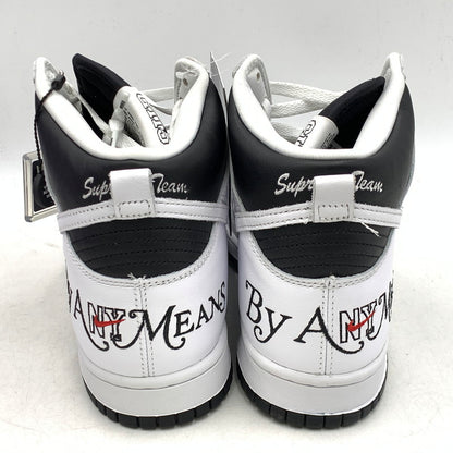【中古美品】【メンズ】 × SUPREME シュプリーム DN3741-002 DUNK HIGH BY ANY MEANS ダンク ハイ バイ エニー ミーンズ スニーカー シューズ 靴 160-260131-ya-04-izu サイズ：27.5cm カラー： BLACK/WHITE-VARSITY RED 万代Net店