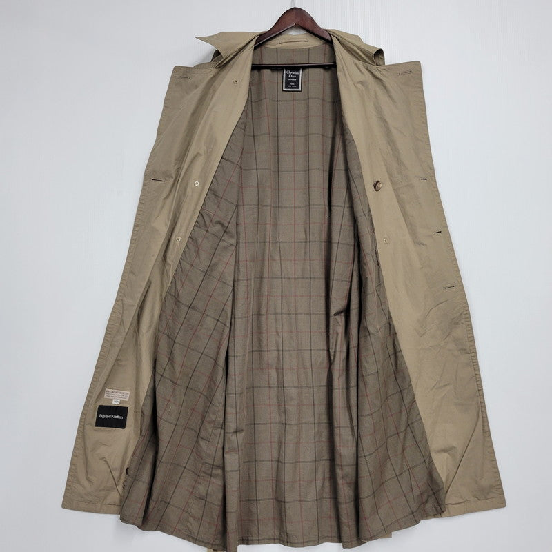 【中古品】【メンズ】 CRISTIAN DIOR MONSIEUR クリスチャン ディオール ムッシュ TRECH COAT トレンチ コート アウター 146-260131-ya-20-izu サイズ：40R カラー：BROWN 万代Net店