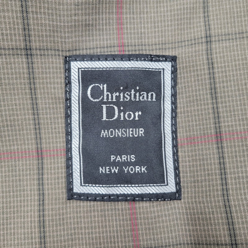 【中古品】【メンズ】 CRISTIAN DIOR MONSIEUR クリスチャン ディオール ムッシュ TRECH COAT トレンチ コート アウター 146-260131-ya-20-izu サイズ：40R カラー：BROWN 万代Net店