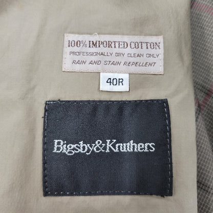 【中古品】【メンズ】 CRISTIAN DIOR MONSIEUR クリスチャン ディオール ムッシュ TRECH COAT トレンチ コート アウター 146-260131-ya-20-izu サイズ：40R カラー：BROWN 万代Net店