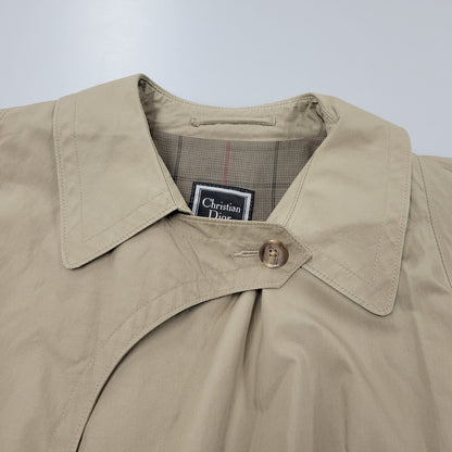 【中古品】【メンズ】 CRISTIAN DIOR MONSIEUR クリスチャン ディオール ムッシュ TRECH COAT トレンチ コート アウター 146-260131-ya-20-izu サイズ：40R カラー：BROWN 万代Net店