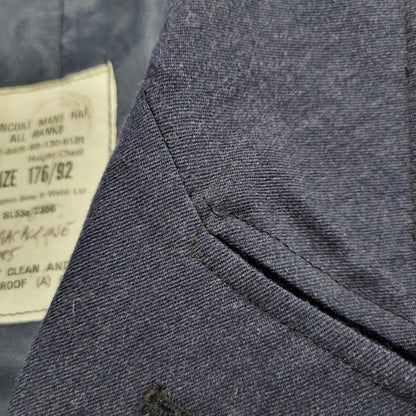 【中古品】【メンズ】 BRITISH ROYAL AIR FORCE イギリス空軍 RAF RAINCOAT レインコート アウター 長袖 146-260201-kh-09-izu サイズ：176/92 カラー：ネイビー 万代Net店