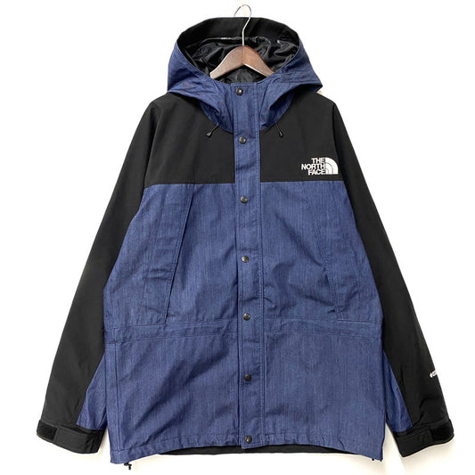 【中古品】【メンズ】 NP12032 MOUNTAIN LIGHT DENIM JACKET マウンテン ライト デニムジャケット アウター 144-260201-kh-23-izu サイズ：XXL カラー：インディゴ×ブラック 万代Net店