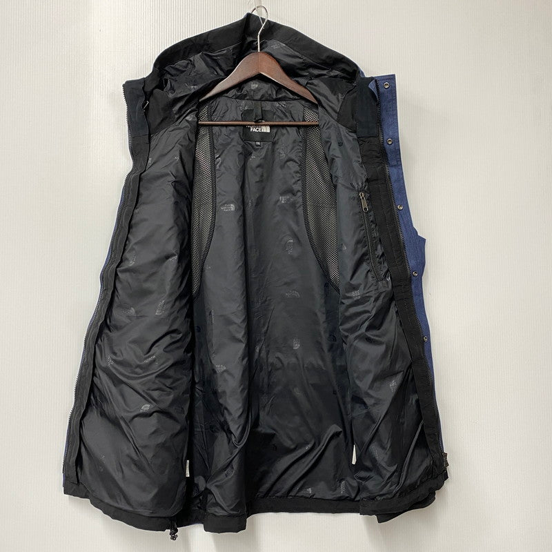 【中古品】【メンズ】 NP12032 MOUNTAIN LIGHT DENIM JACKET マウンテン ライト デニムジャケット アウター 144-260201-kh-23-izu サイズ：XXL カラー：インディゴ×ブラック 万代Net店