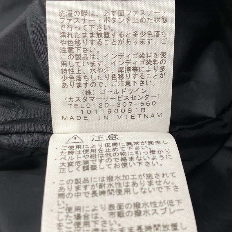 【中古品】【メンズ】 NP12032 MOUNTAIN LIGHT DENIM JACKET マウンテン ライト デニムジャケット アウター 144-260201-kh-23-izu サイズ：XXL カラー：インディゴ×ブラック 万代Net店