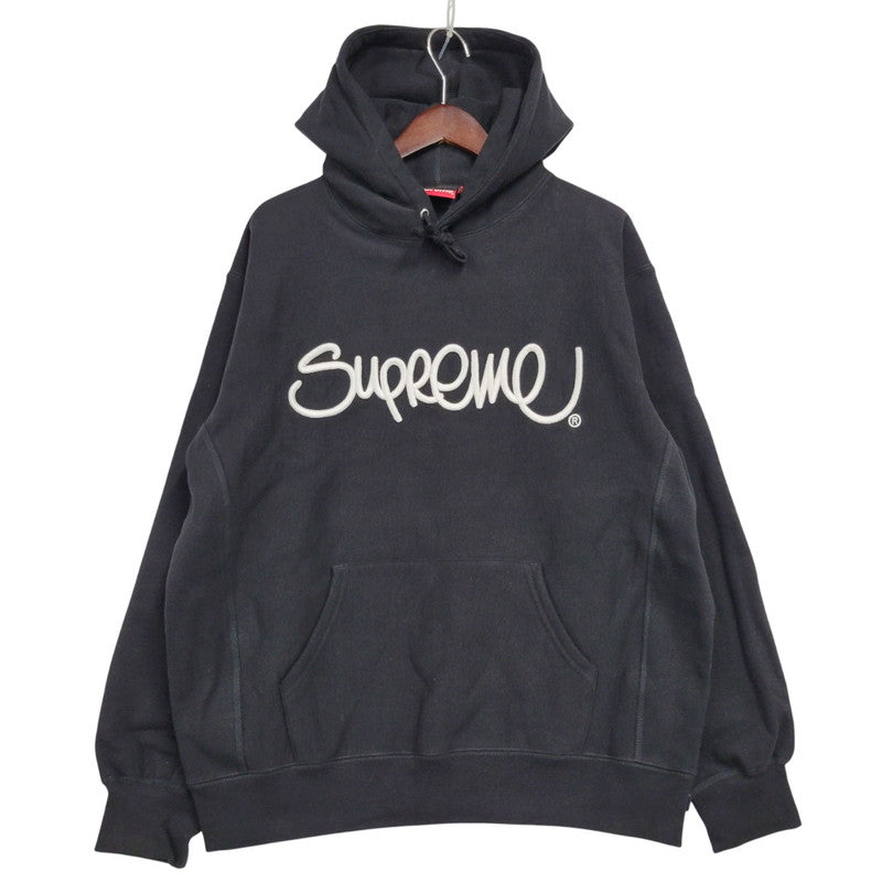【中古品】【メンズ】 RAISED HANDSTYLE HOODED SWEATSHIRT レイズド ハンドスタイル フーデッド スウェットシャツ パーカー 長袖 トップス 149-260131-as-05-izu サイズ：M カラー：ブラック 万代Net店