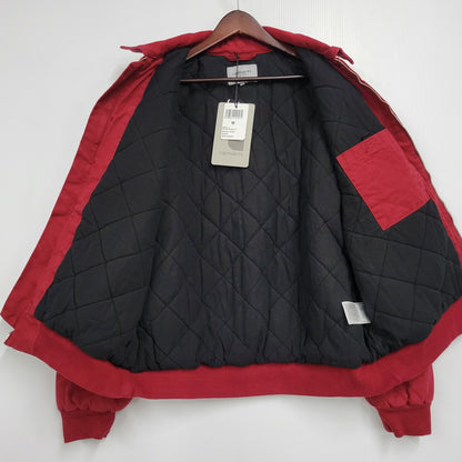 【中古品】【メンズ】 CARHARTT WIP カーハート ワークインプログレス I035617 STANTON JACKET スタントンジャケット SCARLET スカーレット STONE WASHED ストーンウォッシュド アウター 142-260131-ya-21-izu サイズ：M カラー：レッド 万代Net店