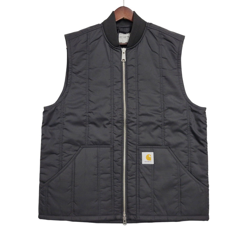 【中古美品】【メンズ】 CARHARTT WIP カーハート ワークインプログレス I034387 LACHLAN VEST LINER ラクラン ベストライナー トップス 142-260131-ya-22-izu サイズ：M カラー：BLACK 万代Net店