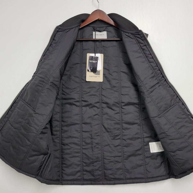 【中古美品】【メンズ】 CARHARTT WIP カーハート ワークインプログレス I034387 LACHLAN VEST LINER ラクラン ベストライナー トップス 142-260131-ya-22-izu サイズ：M カラー：BLACK 万代Net店