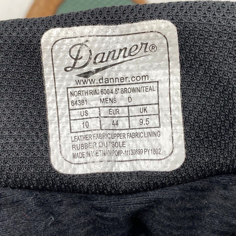 【中古品】【メンズ】 64381 NORTH RIM 600 ノース リム600 靴 ブーツ 165-260201-tt-09-izu サイズ：US10 カラー：ブラウン/ティール 万代Net店