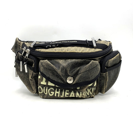 【現状渡し品】【メンズ/レディース】 TOUGH JEANSMITH タフジーンズスミス MILITARY WASTE BAG ミリタリー ウエスト バッグ カバン 鞄 188-260203-cs-21-izu カラー：ブラック系 万代Net店