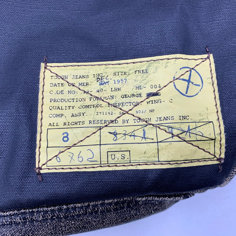 【現状渡し品】【メンズ/レディース】 TOUGH JEANSMITH タフジーンズスミス MILITARY WASTE BAG ミリタリー ウエスト バッグ カバン 鞄 188-260203-cs-21-izu カラー：ブラック系 万代Net店