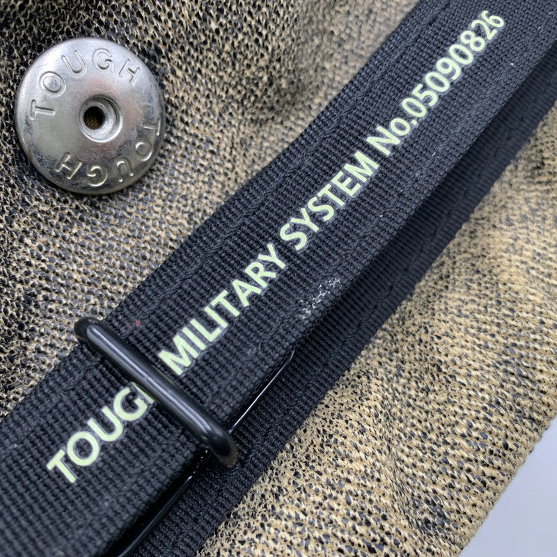 【現状渡し品】【メンズ/レディース】 TOUGH JEANSMITH タフジーンズスミス MILITARY WASTE BAG ミリタリー ウエスト バッグ カバン 鞄 188-260203-cs-21-izu カラー：ブラック系 万代Net店